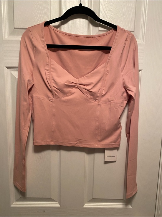 Zanvylia Tops - Zanvylia Long Sleeve Women’s Top — Blush Pink…size L
